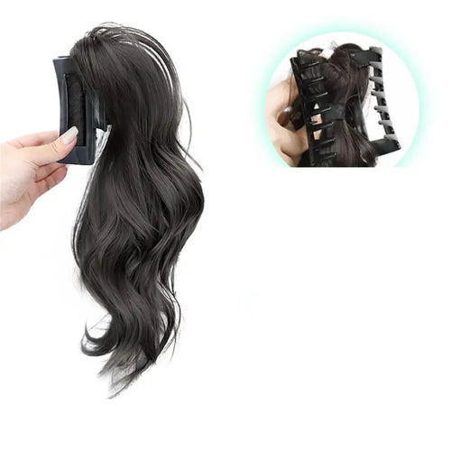  Women's Clip-On Synthetic Curly Wig cashymart