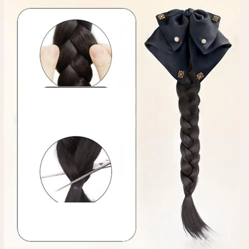  Women's Synthetic Wig with Bow Headband cashymart