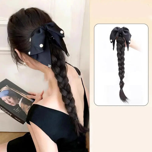  Women's Synthetic Wig with Bow Headband cashymart