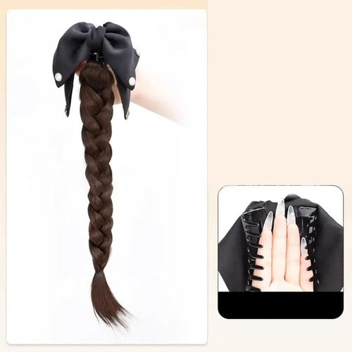 Women's Synthetic Wig with Bow Headband cashymart