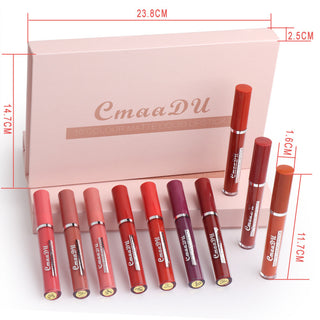  Women's Waterproof Matte Lipstick Set cashymart
