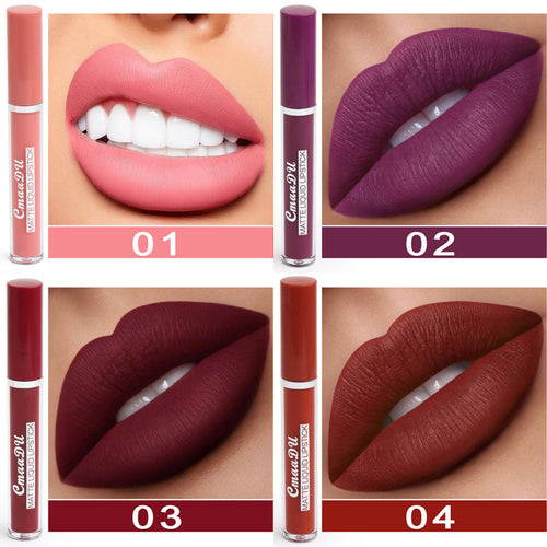  Women's Waterproof Matte Lipstick Set cashymart
