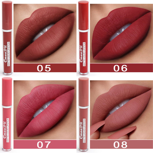  Women's Waterproof Matte Lipstick Set cashymart