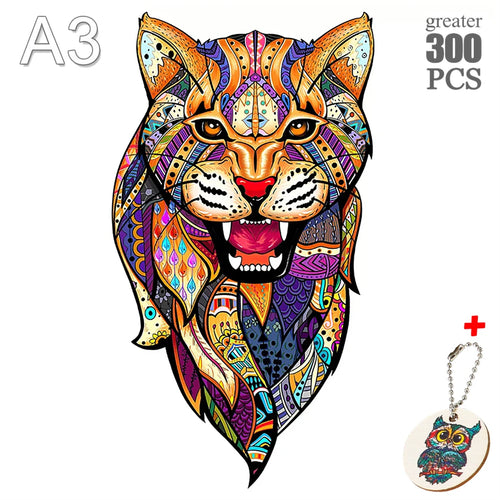  Wooden Animal Puzzle Kit cashymart