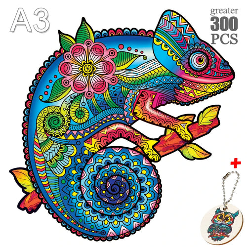  Wooden Animal Puzzle Kit cashymart