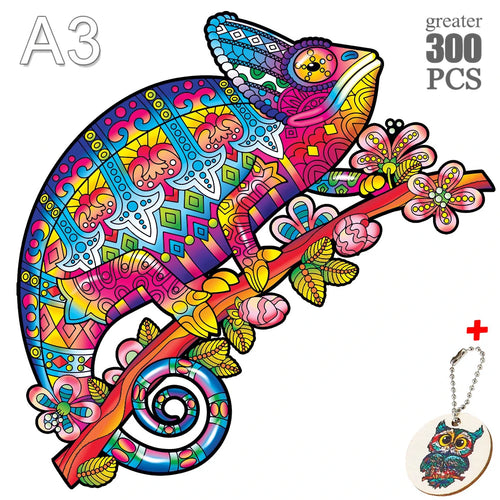  Wooden Animal Puzzle Kit cashymart