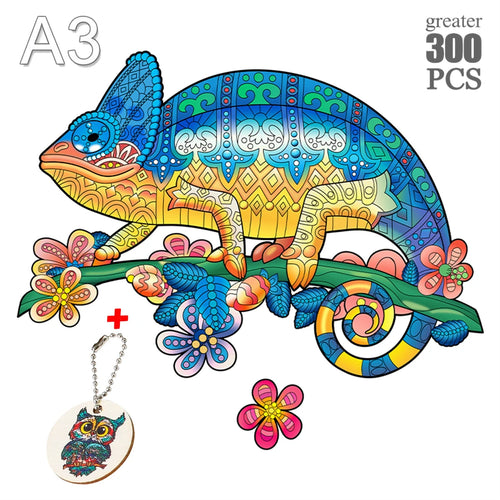  Wooden Animal Puzzle Kit cashymart