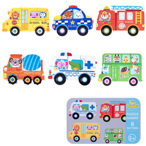  Wooden Animal Puzzle Set cashymart