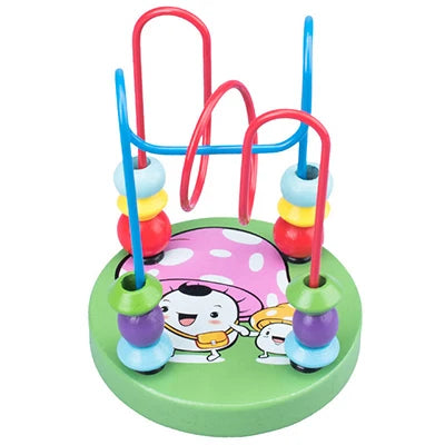  Wooden Bead Wire Maze Toy cashymart