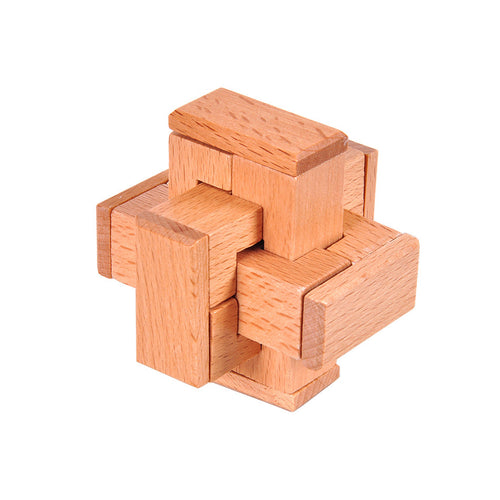  Wooden Brain Teaser Puzzle for Senior Intellectual Development cashymart