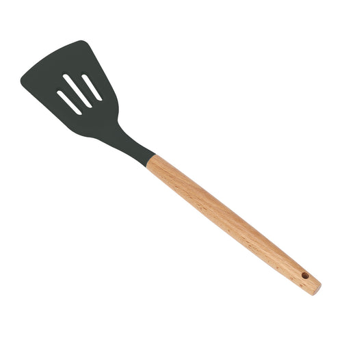  Wooden Handle Silicone Cooking Utensils Set cashymart