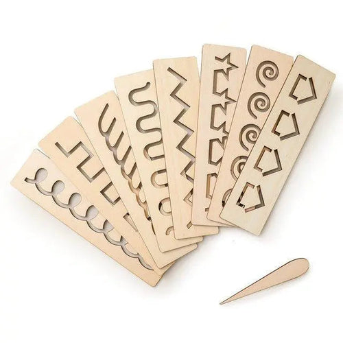  Wooden Learning Toy Set for Early Word and Number Skills cashymart