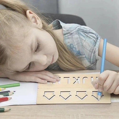  Wooden Learning Toy Set for Early Word and Number Skills cashymart