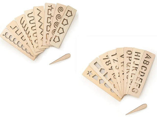  Wooden Learning Toy Set for Early Word and Number Skills cashymart