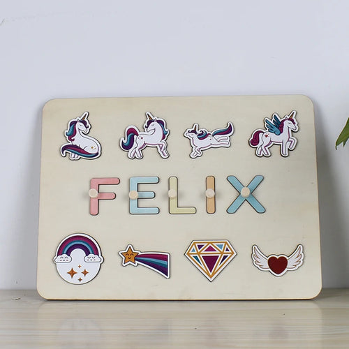  Wooden Name Puzzle for Kids cashymart