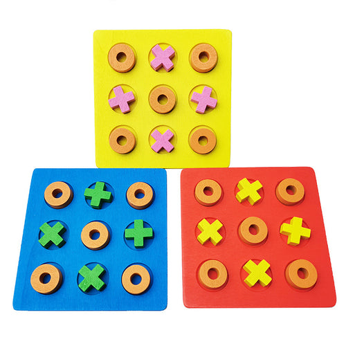  Wooden Tic Tac Toe Children's Educational Toy cashymart