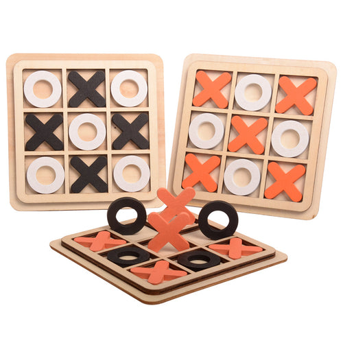  Wooden Tic tac toe Board Game cashymart