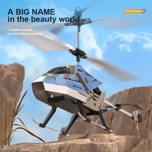  XK919 Alloy 3-Channel RC Helicopter cashymart