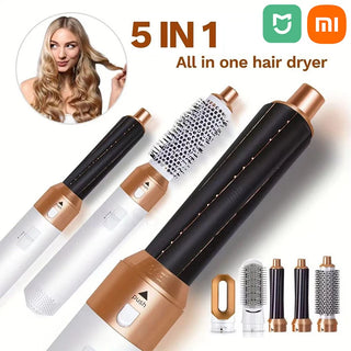  Xiaomi MIJIA 5 in 1 Hair Dryer Hot Comb Set cashymart