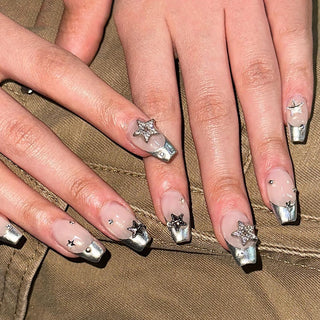  Y2K Star Press on Nails cashymart