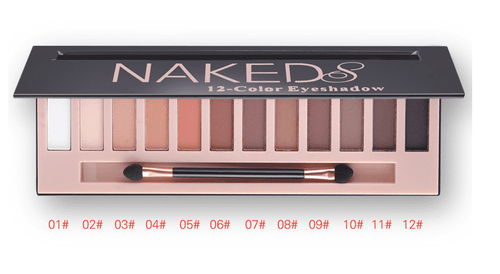  YANQINA 12 Colors Portable Eyeshadow Palette cashymart