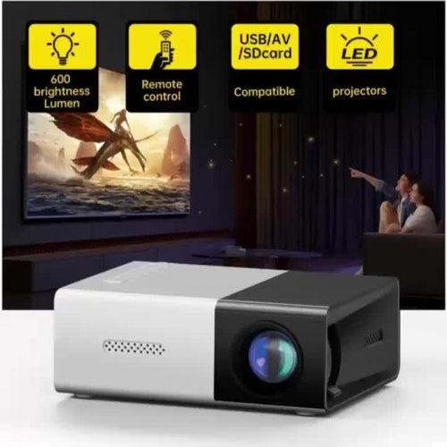  YG300 Mini Projector cashymart
