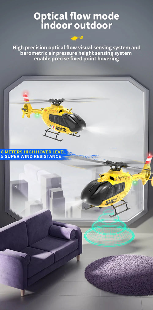  YXZNRC EC135 6CH RC Helicopter cashymart