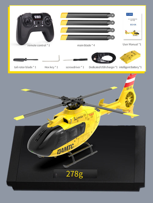  YXZNRC EC135 6CH RC Helicopter cashymart