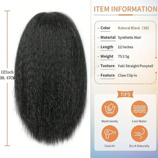  Yaki Claw Clip Hair Extensions for Black Women cashymart