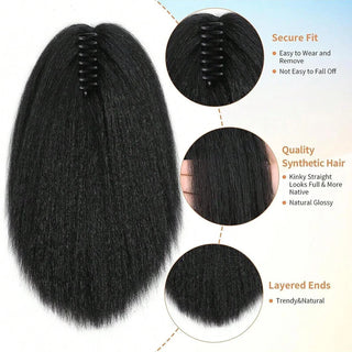  Yaki Claw Clip Hair Extensions for Black Women cashymart