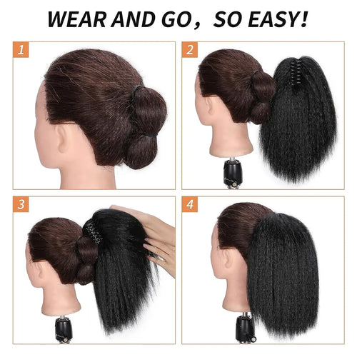  Yaki Claw Clip Hair Extensions for Black Women cashymart