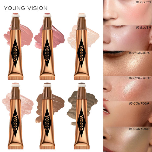  Young Vision Air Cushion Blusher 6 Colors cashymart