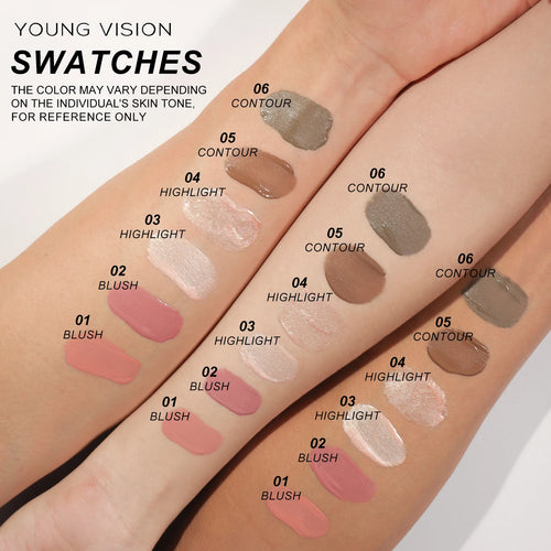  Young Vision Air Cushion Blusher 6 Colors cashymart