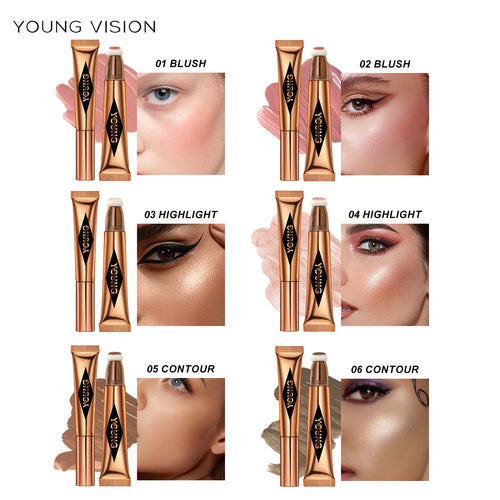  Young Vision Air Cushion Blusher 6 Colors cashymart