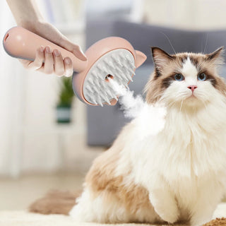  Multifunctional Steam Cat Grooming Brush cashymart