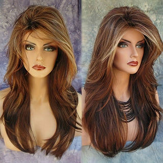  Chic Brown & Golden Wig cashymart