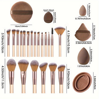  33-Piece Makeup Brush & Tool Collection cashymart