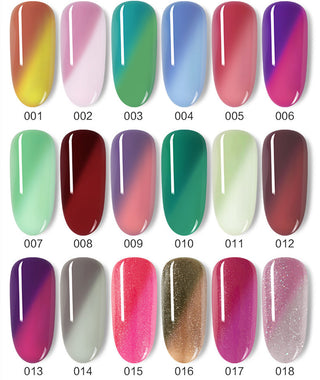  Seasonal Temperature Changing Gel Nail Polish cashymart