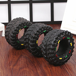  Vocalizing Dog Toy with Small Tire Design cashymart