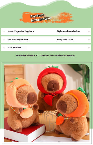  Cute Vegetable-Themed Guinea Pig Plush Doll cashymart