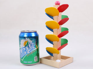  Educational Wooden Leaf Tower Ball Construction Set cashymart