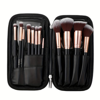  12-Piece Premium Makeup Brush Kit cashymart