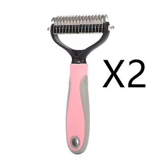  Pet Grooming Brush for Shedding Hair Removal cashymart