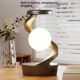  Rotating Moon Desk Lamp With Phone Wireless Charging cashymart