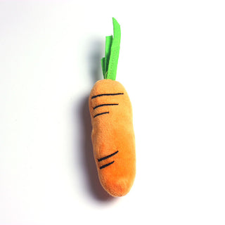  Pet Plush Chew Carrot Toy for Dental Health cashymart