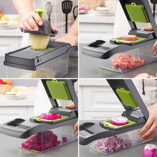  Pressed 14-piece Vegetable Cutter Kit cashymart