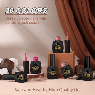  24PCS Gel Nail Polish Set cashymart