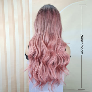  Cute Ombre Pink Curly Wig cashymart