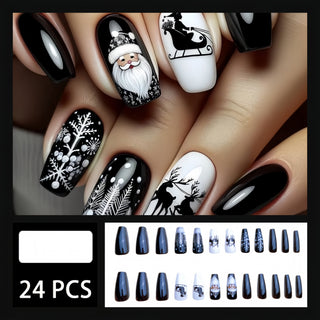  Black Ballet Press-On Nails cashymart