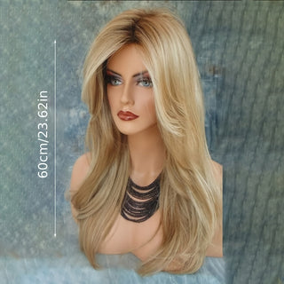  Chic Brown & Golden Wig cashymart